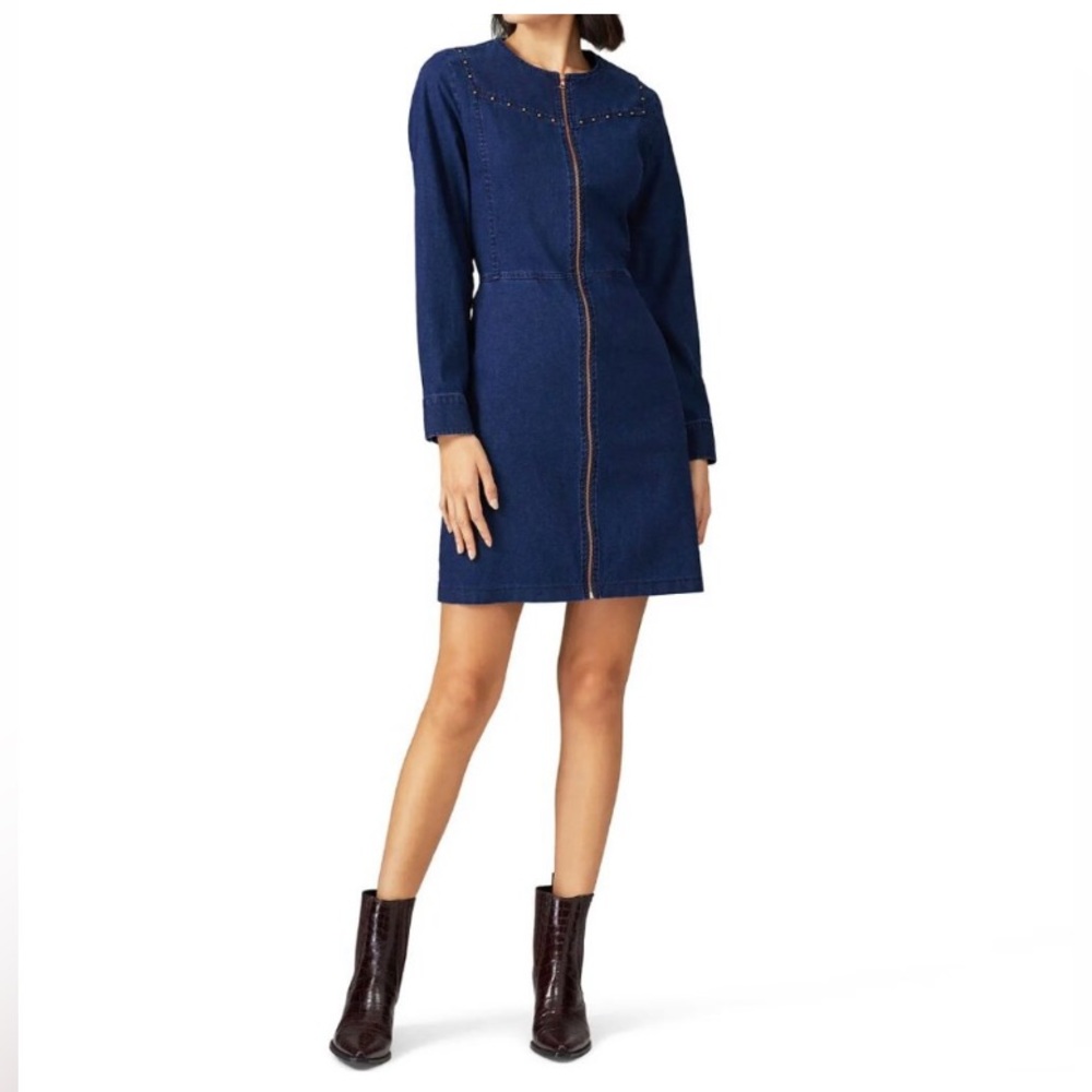 NWOT SEE BY CHLOE Denim Stormy Night Dress MSRP $385